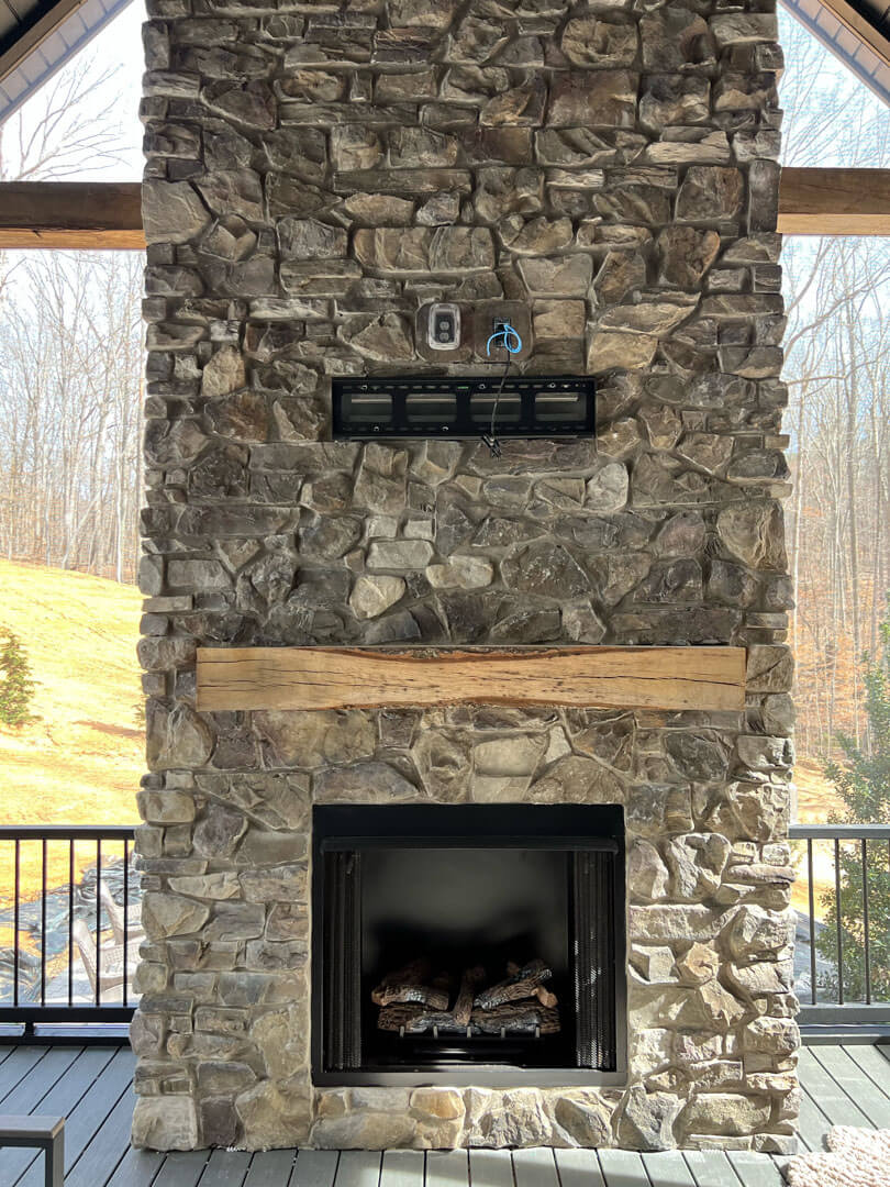 Chimney & Fireplace Stone Gallery Piedmont Stone